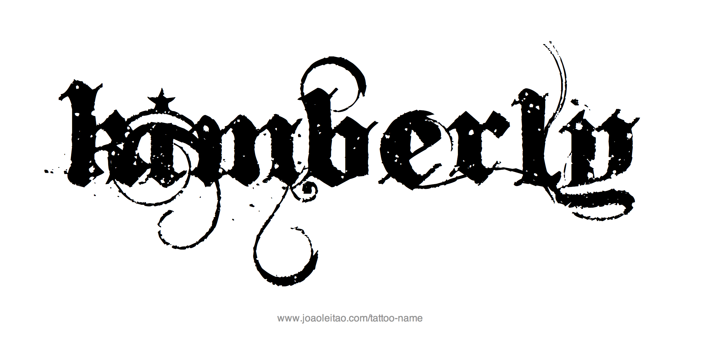 Tattoo Design Name Kimberly 