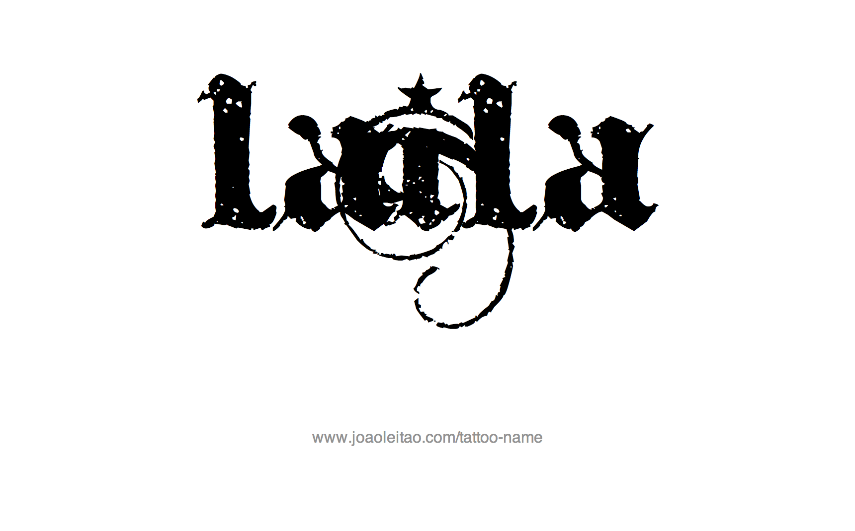Tattoo Design Name Laila 