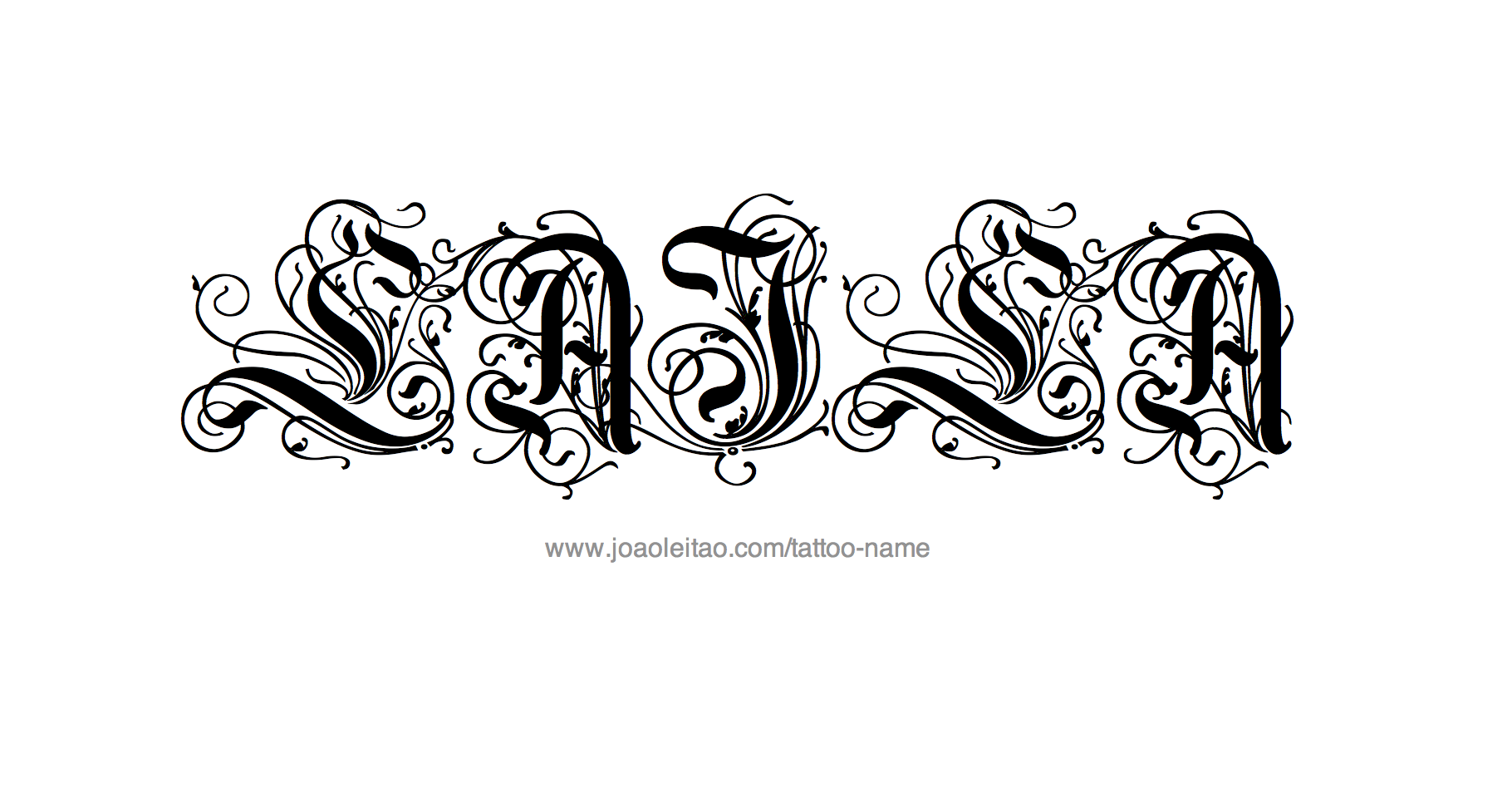 Tattoo Design Name Laila 