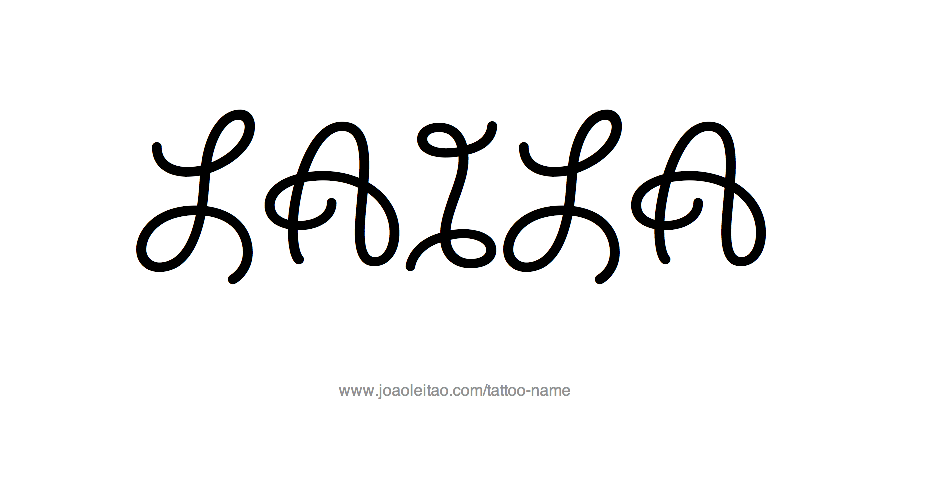 Tattoo Design Name Laila 