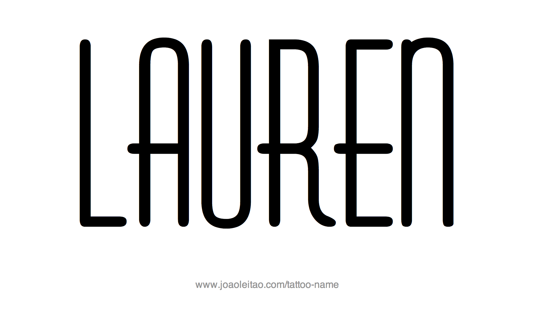 Tattoo Design Name Lauren 