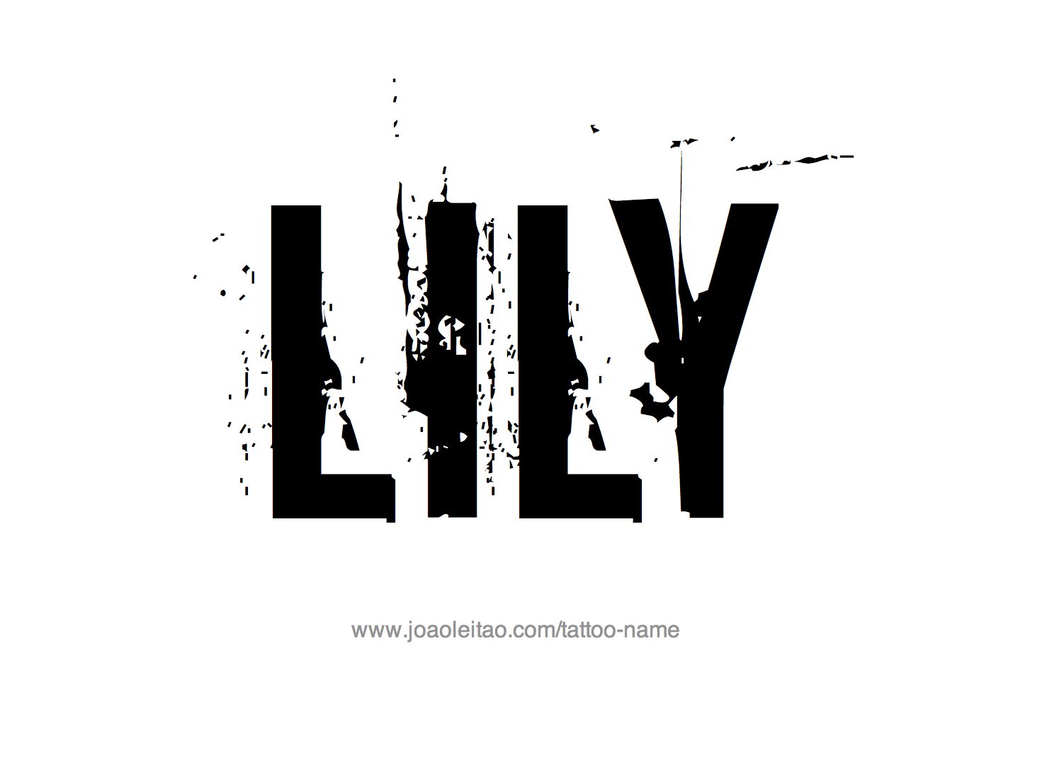 Tattoo Design Name Lily 