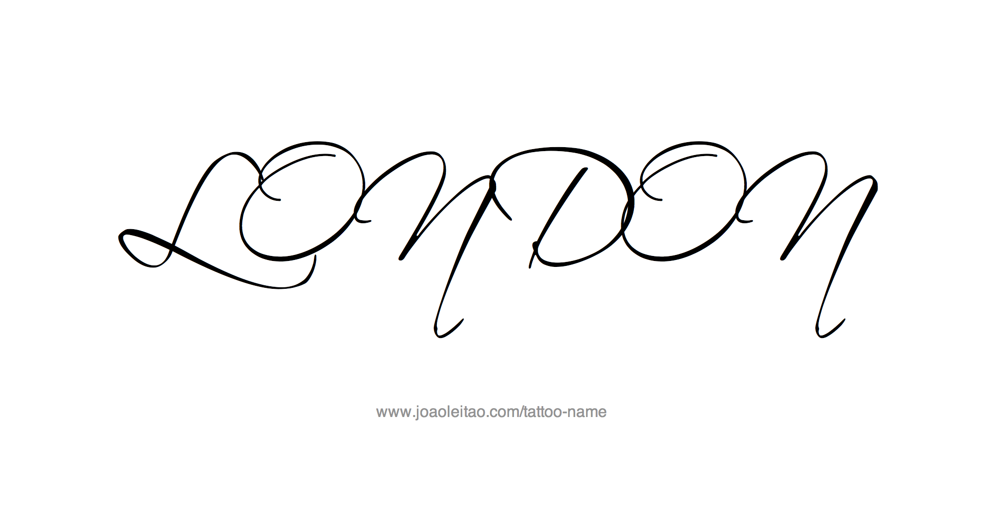 Tattoo Design Name London 