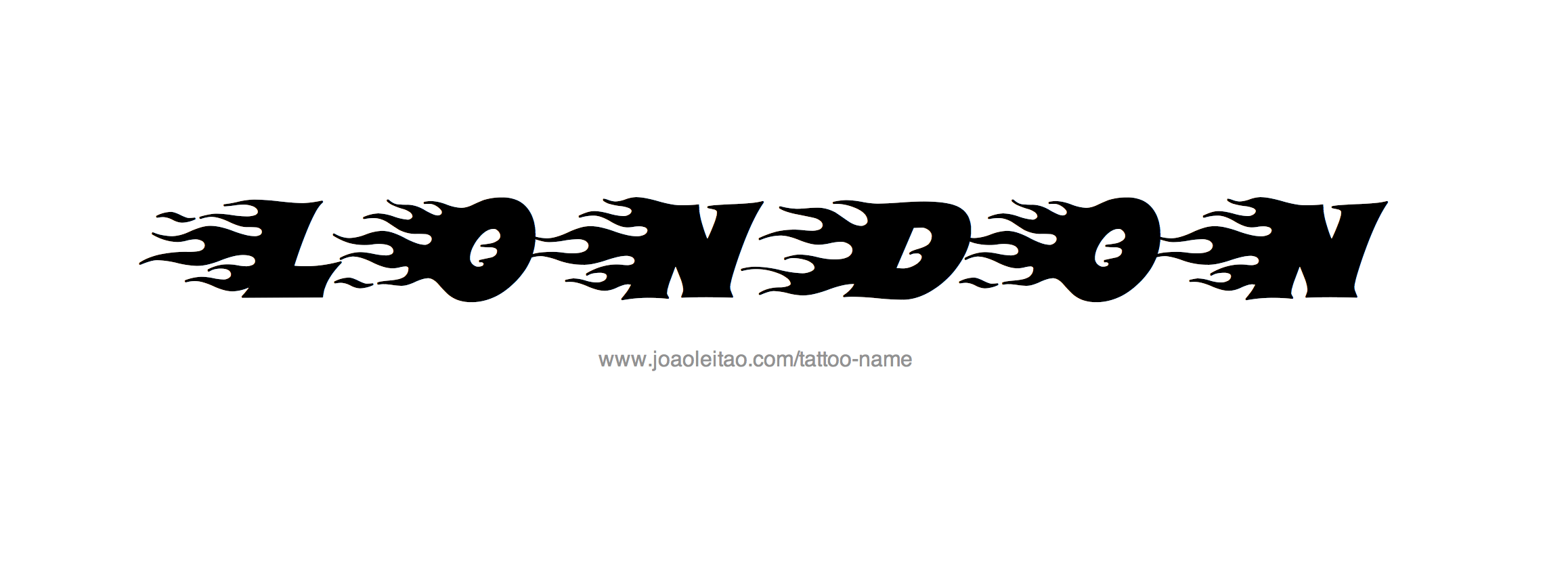 Tattoo Design Name London 