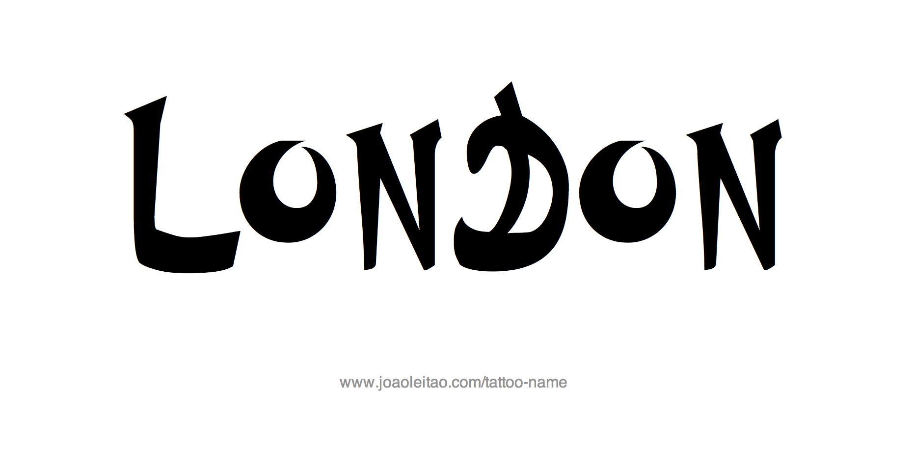 Tattoo Design Name London 