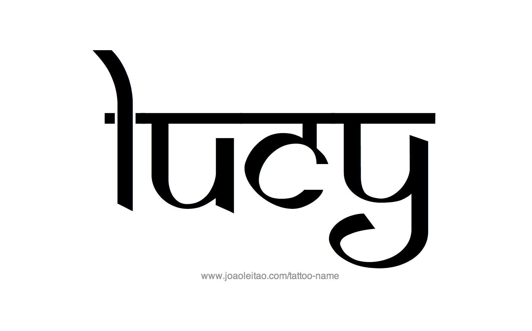 Tattoo Design Name Lucy 