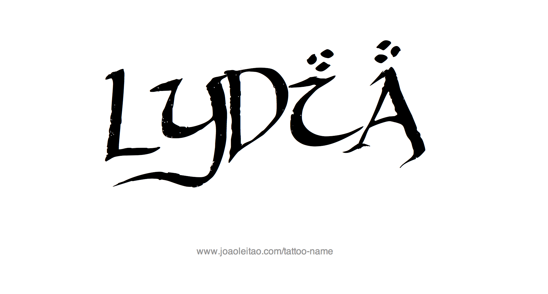 Tattoo Design Name Lydia 