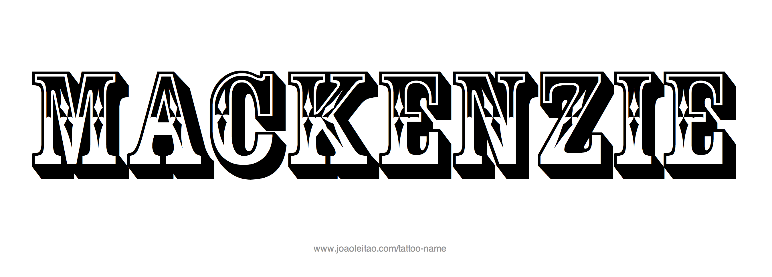 Tattoo Design Name Mackenzie 