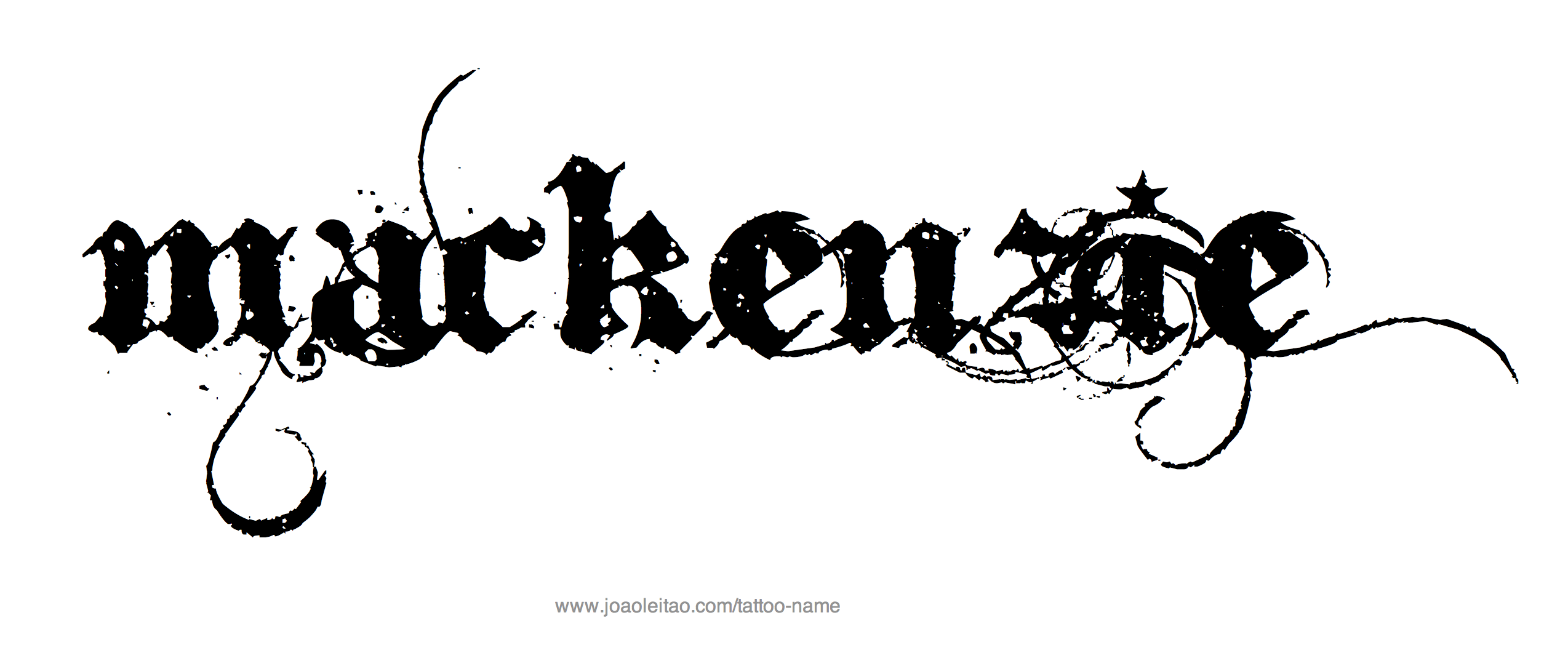 Tattoo Design Name Mackenzie 