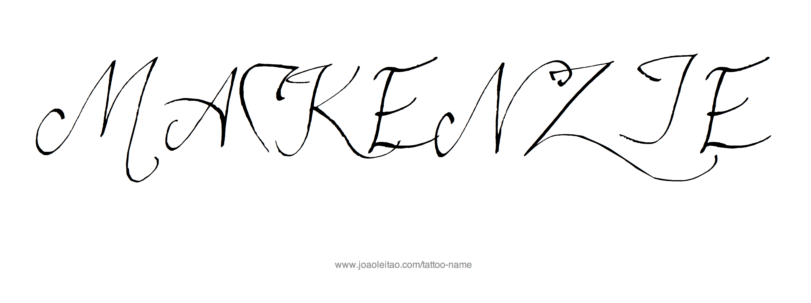 Tattoo Design Name Mackenzie 