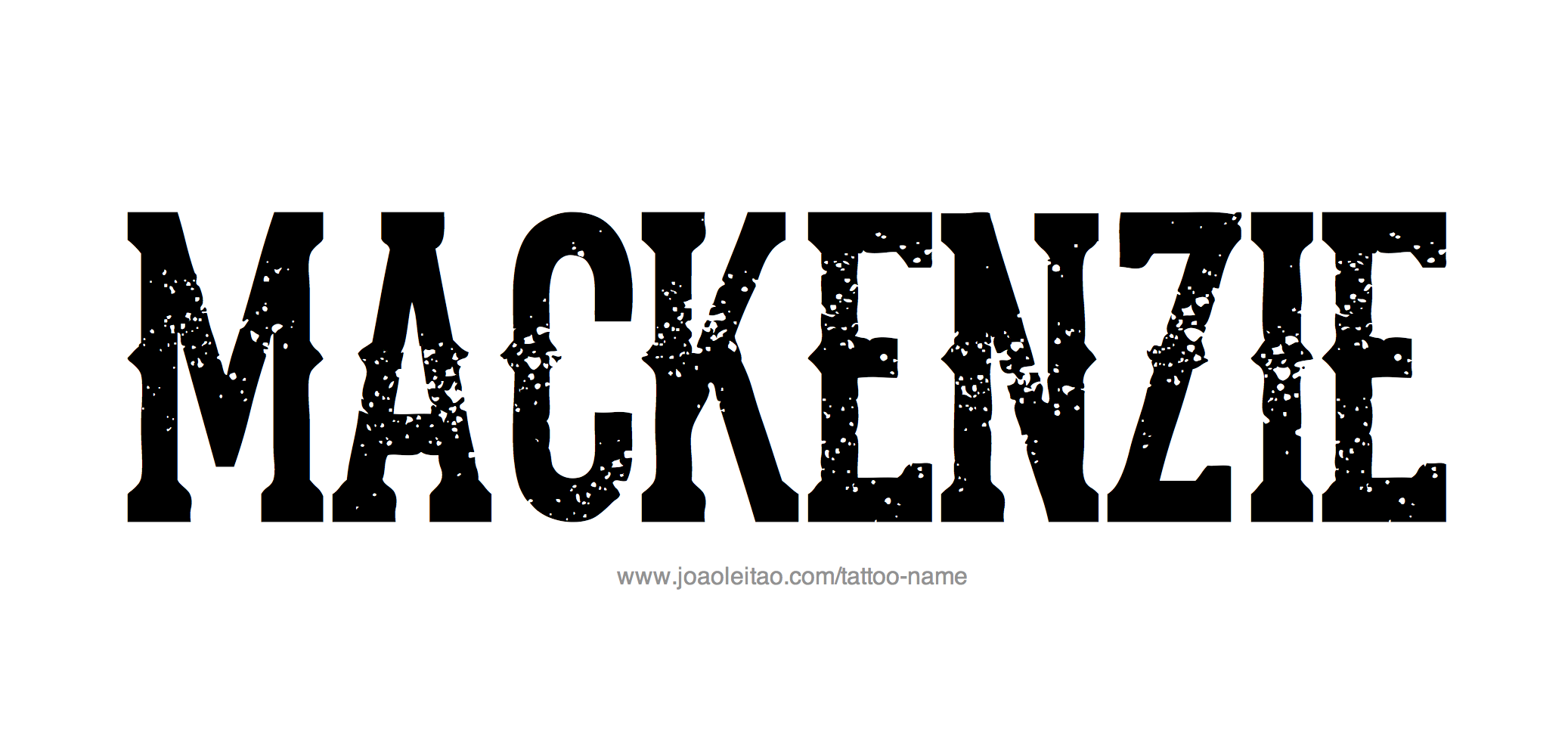 Tattoo Design Name Mackenzie 