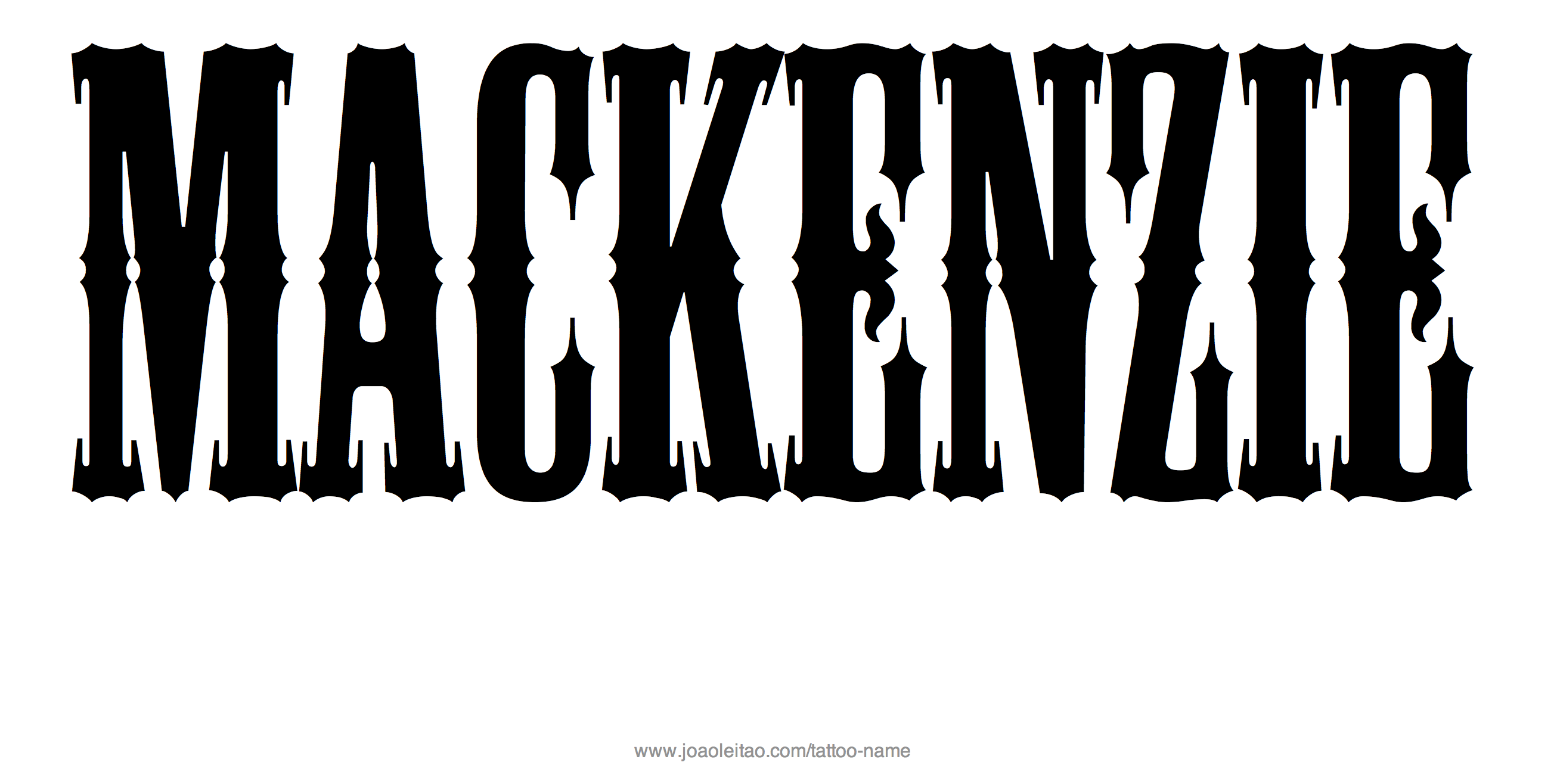 Tattoo Design Name Mackenzie 