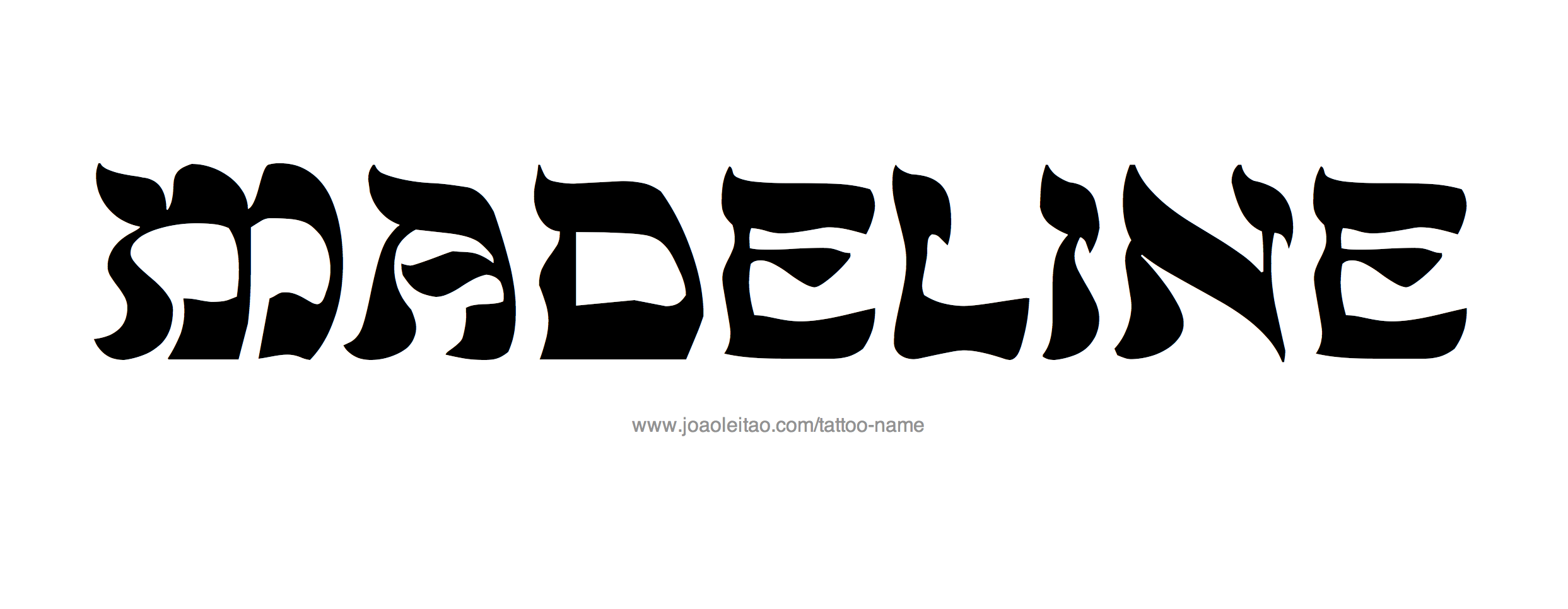 Tattoo Design Name Madeline 