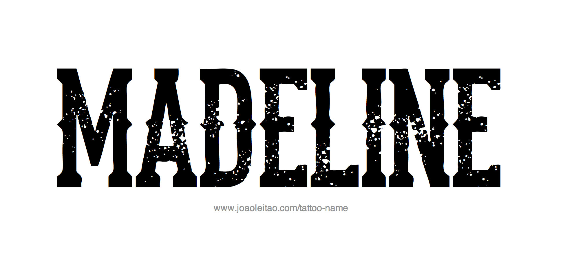 Tattoo Design Name Madeline 