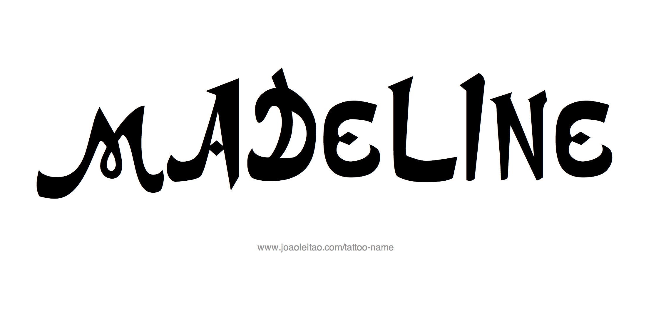 Tattoo Design Name Madeline 