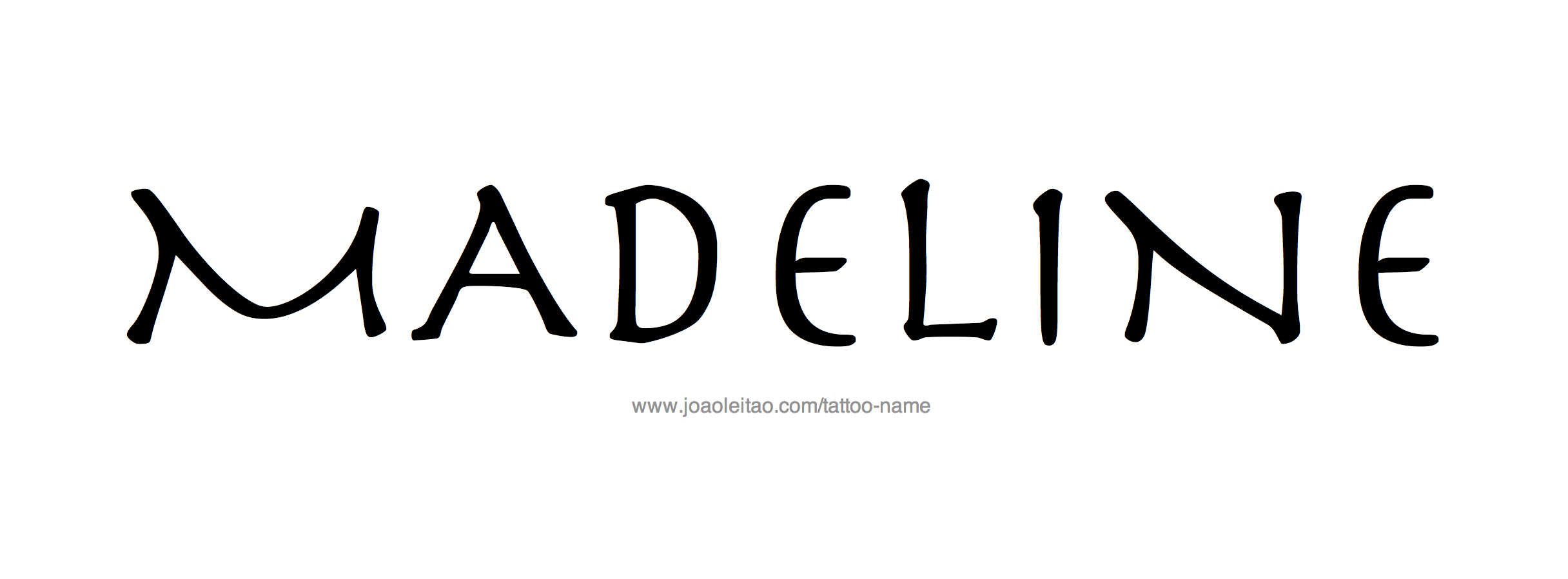 Tattoo Design Name Madeline 