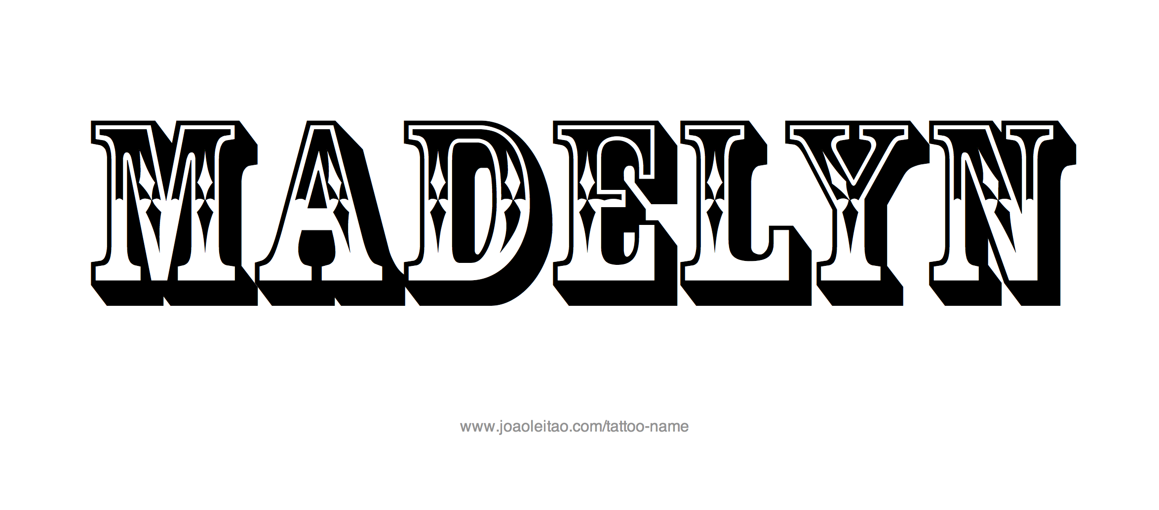 Tattoo Design Name Madelyn 