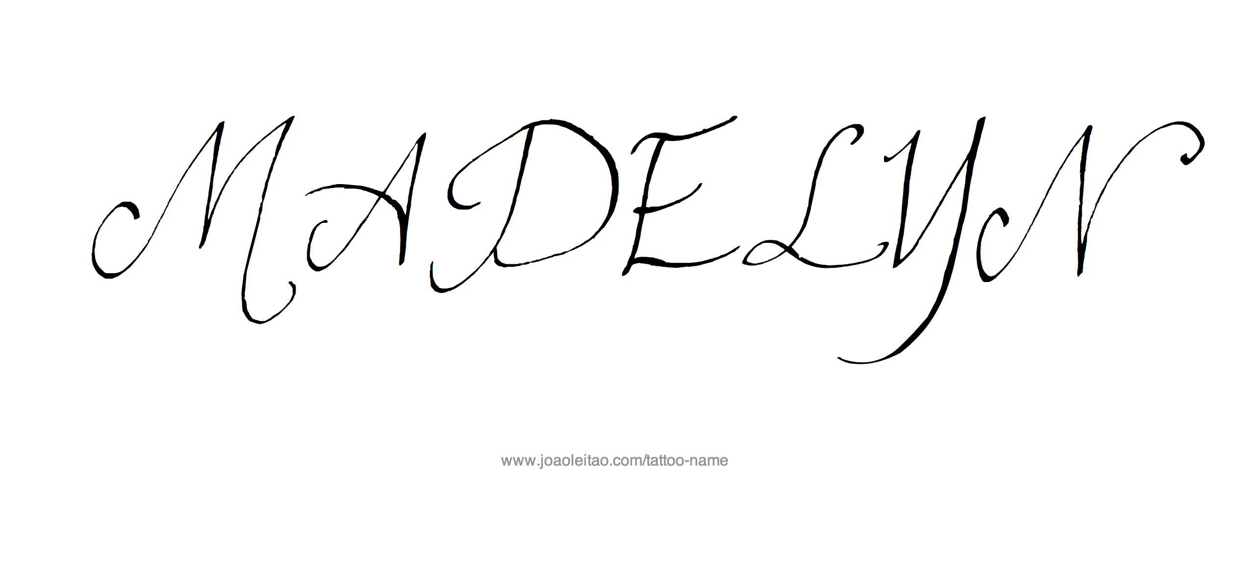 Tattoo Design Name Madelyn 