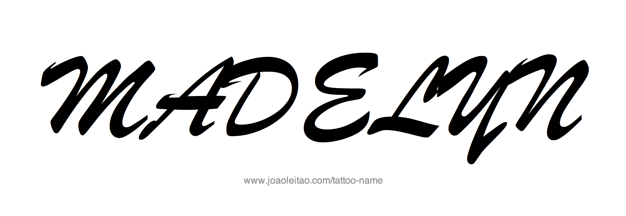 Tattoo Design Name Madelyn 