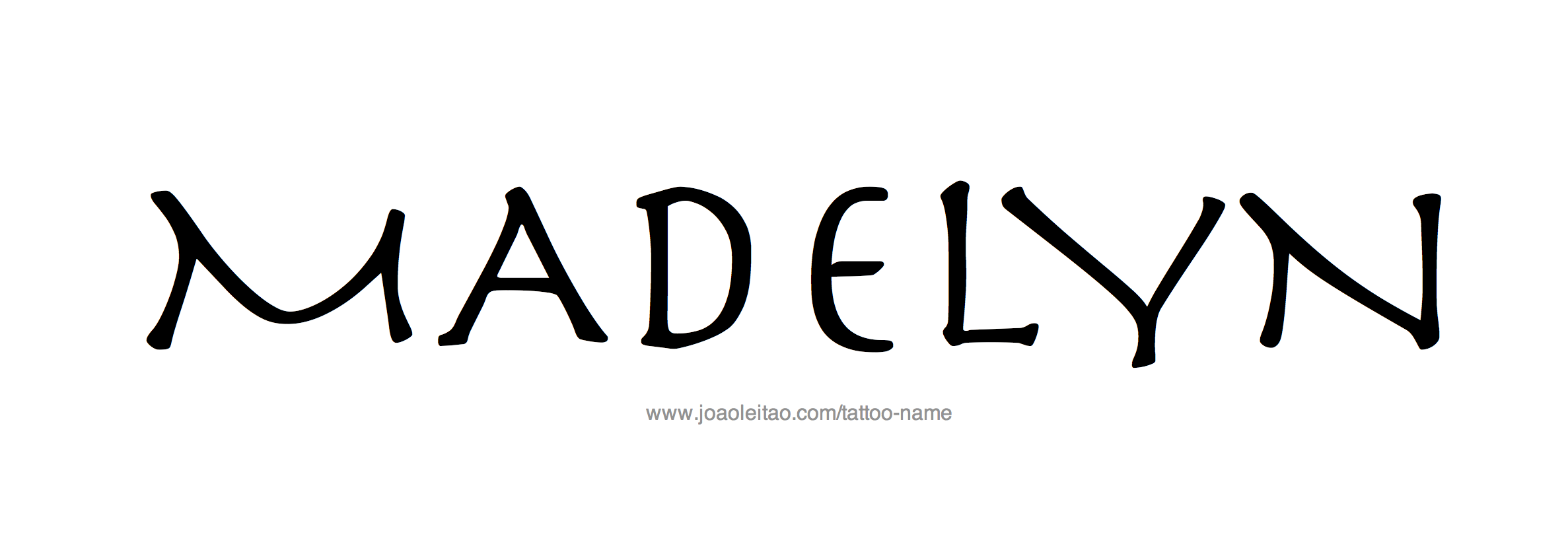 Tattoo Design Name Madelyn 