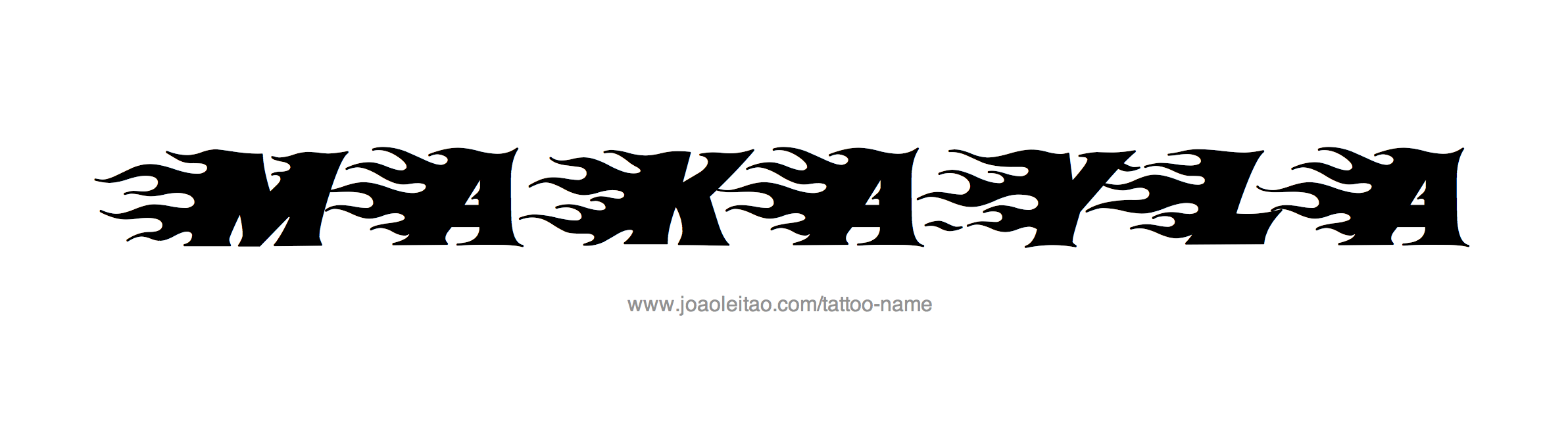 Tattoo Design Name Makayla 