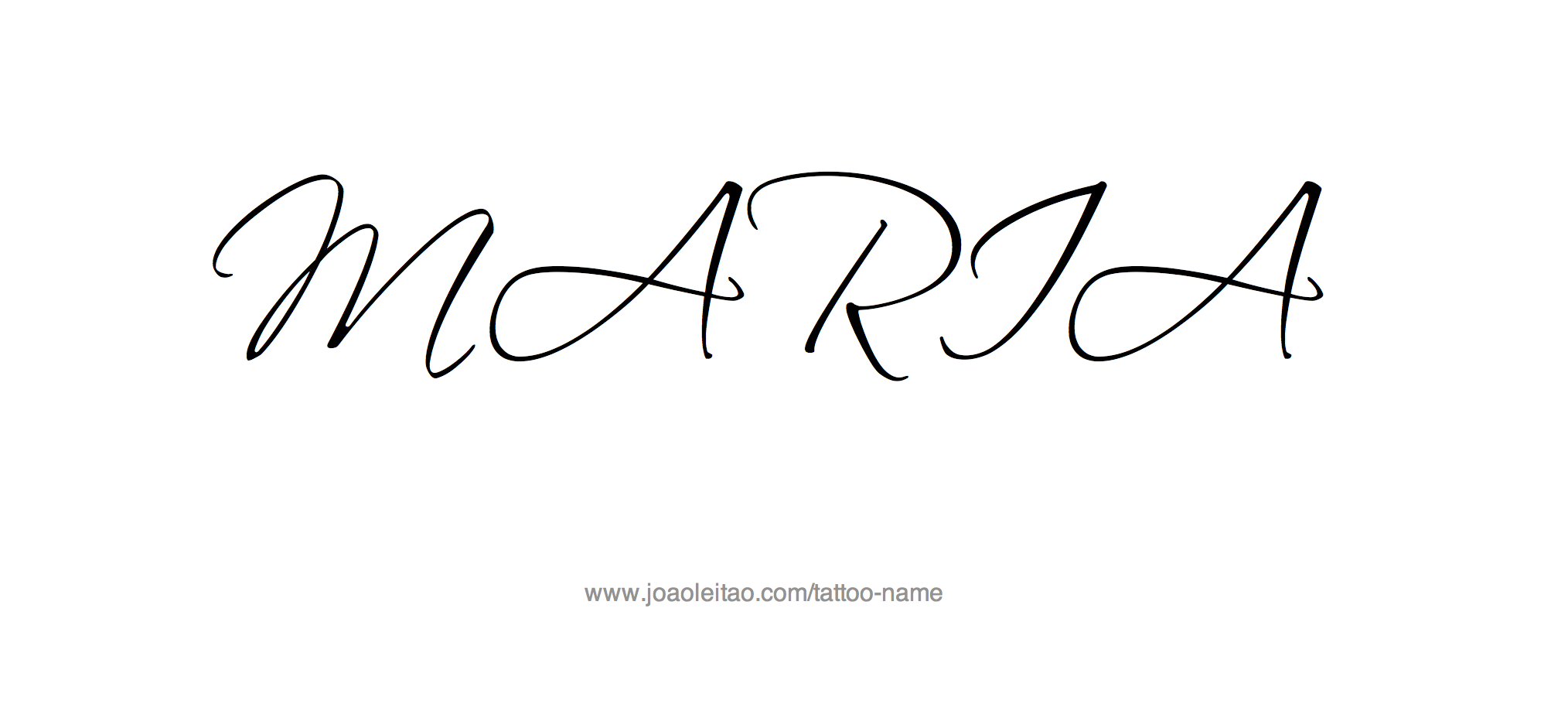 Tattoo Design Name Maria 