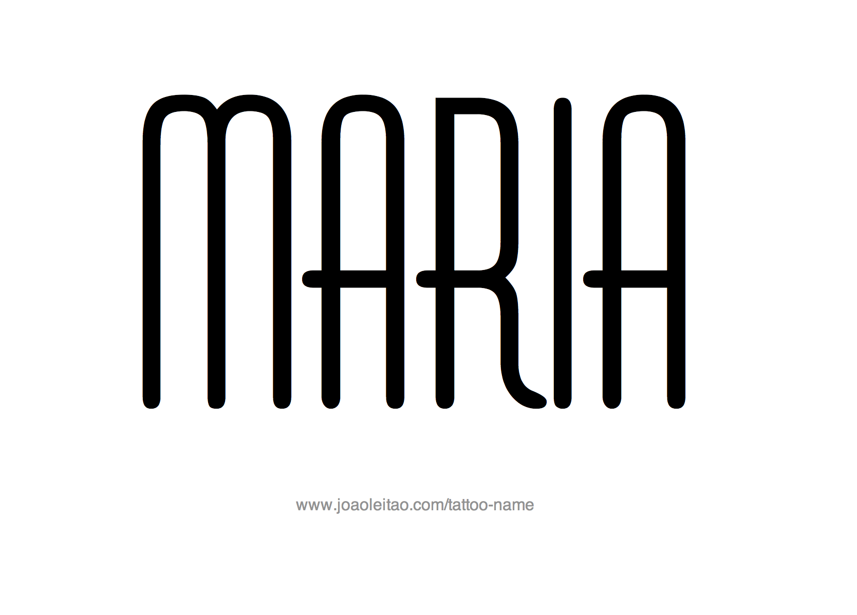 Tattoo Design Name Maria 