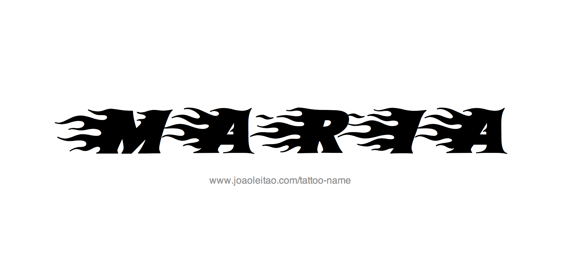 Tattoo Design Name Maria 