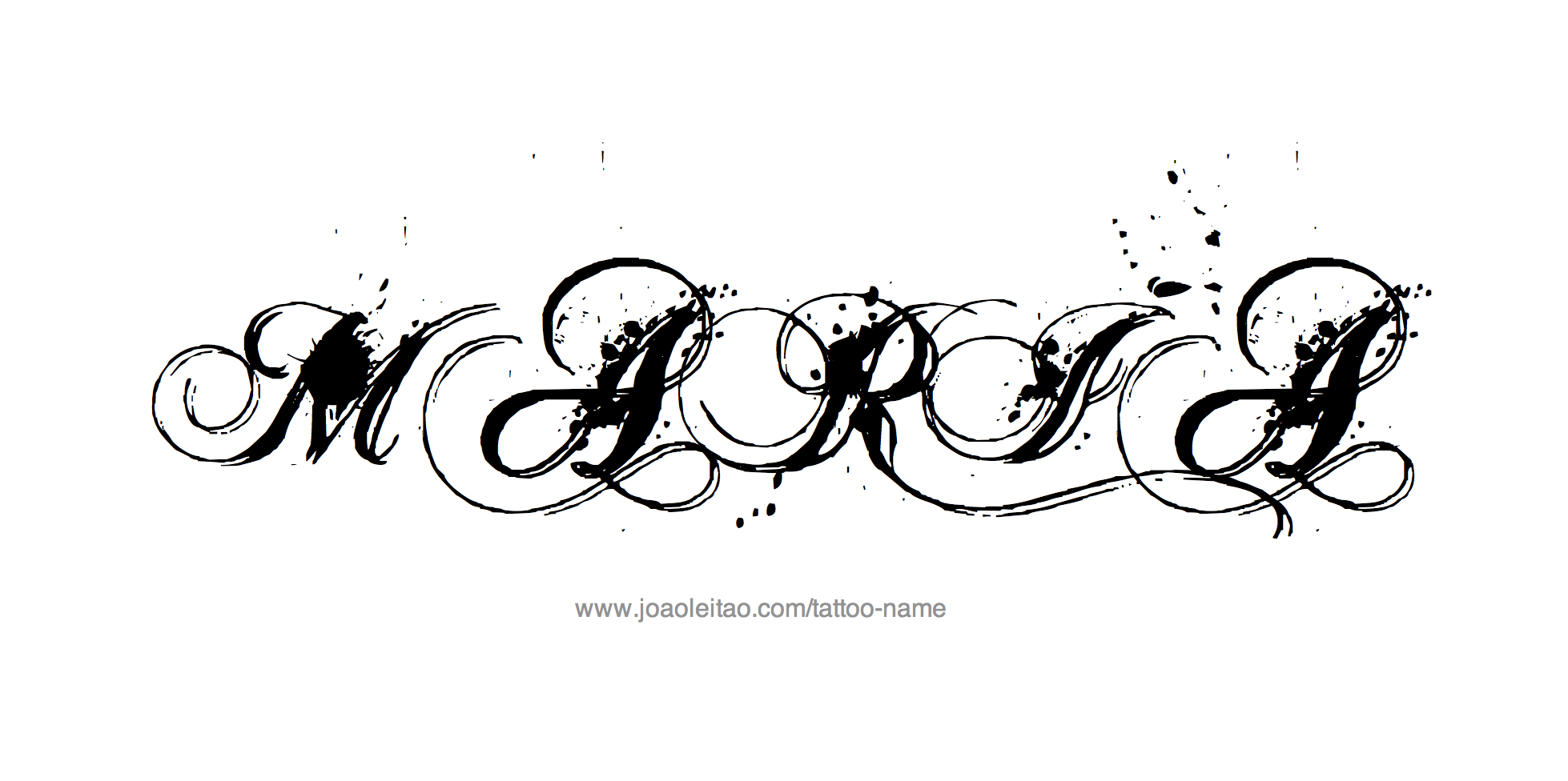 Tattoo Design Name Maria 