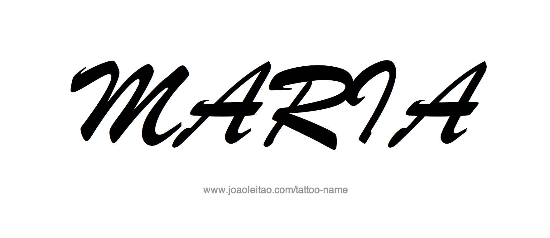 Tattoo Design Name Maria 