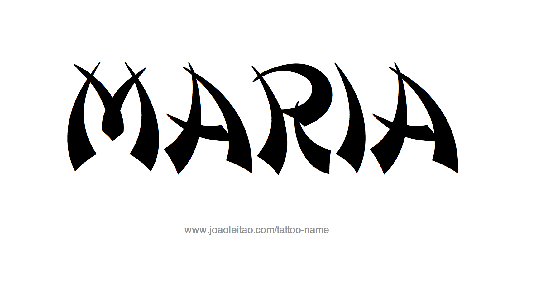 Tattoo Design Name Maria 