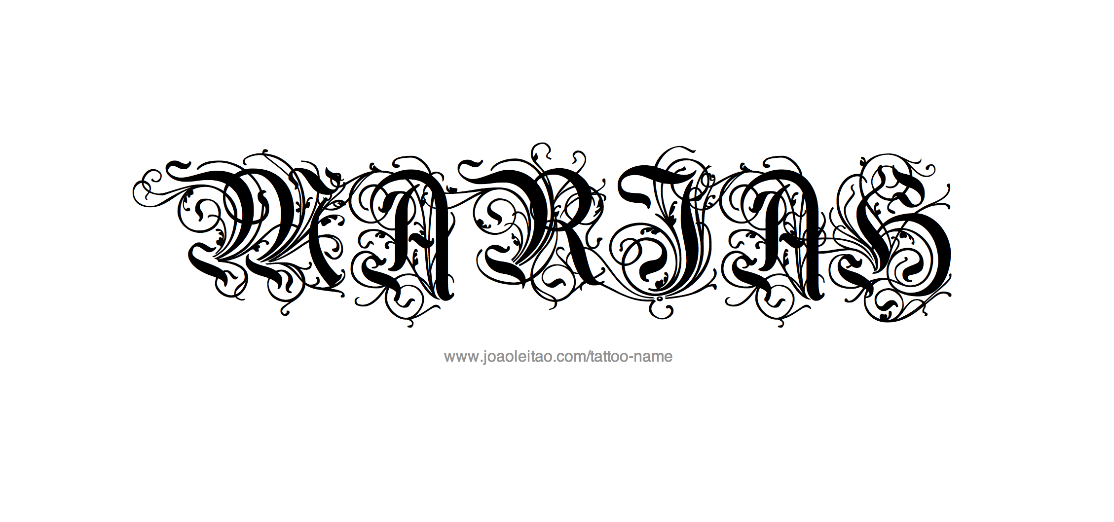 Tattoo Design Name Mariah 