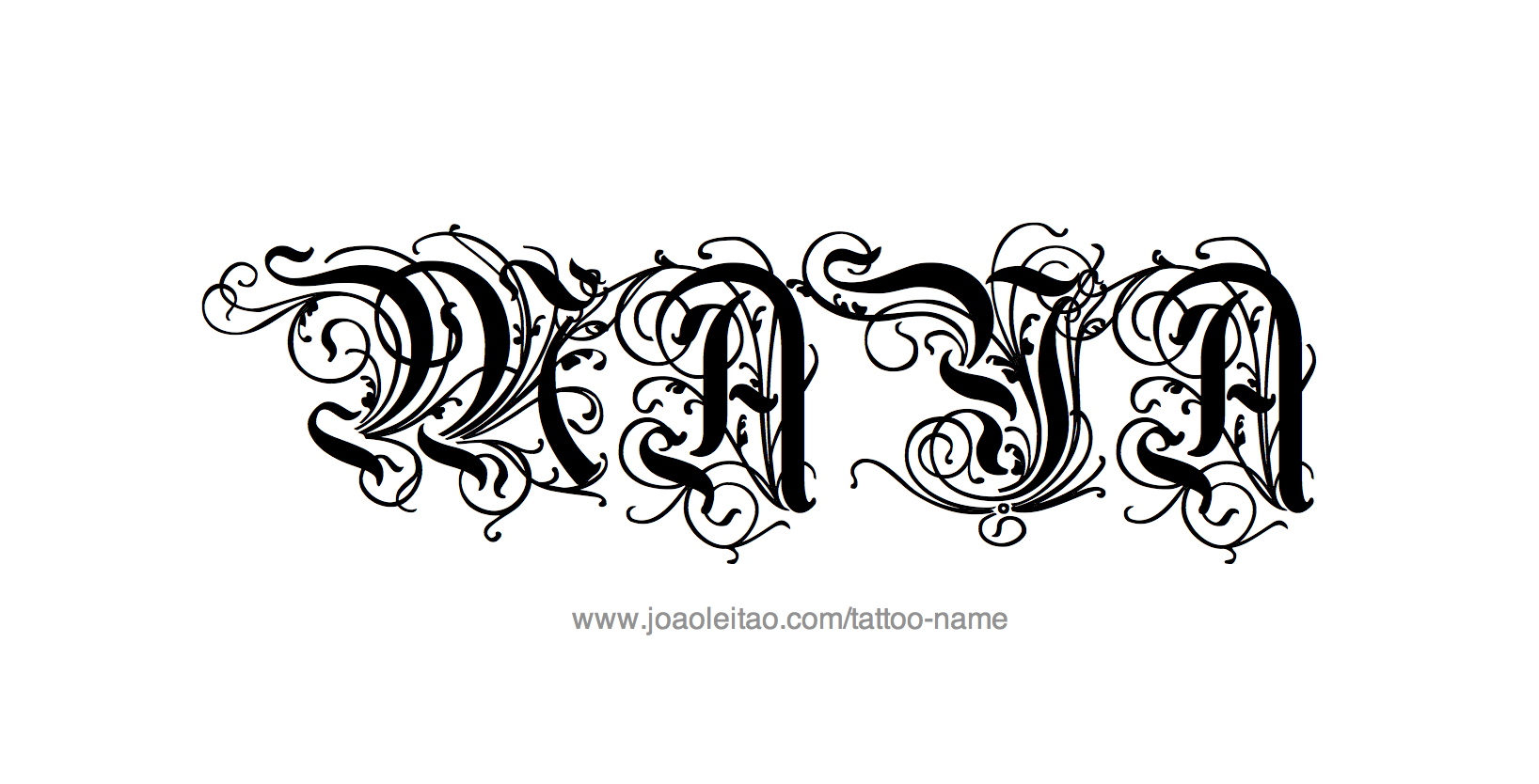 Tattoo Design Name Maya 