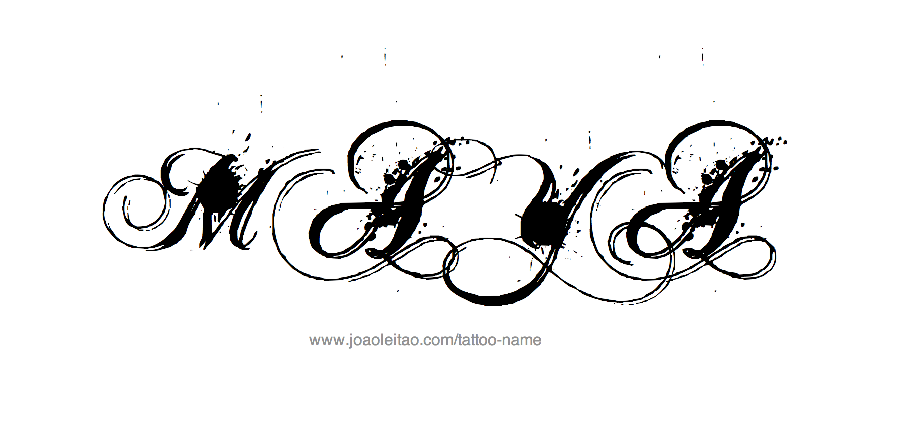 Tattoo Design Name Maya 