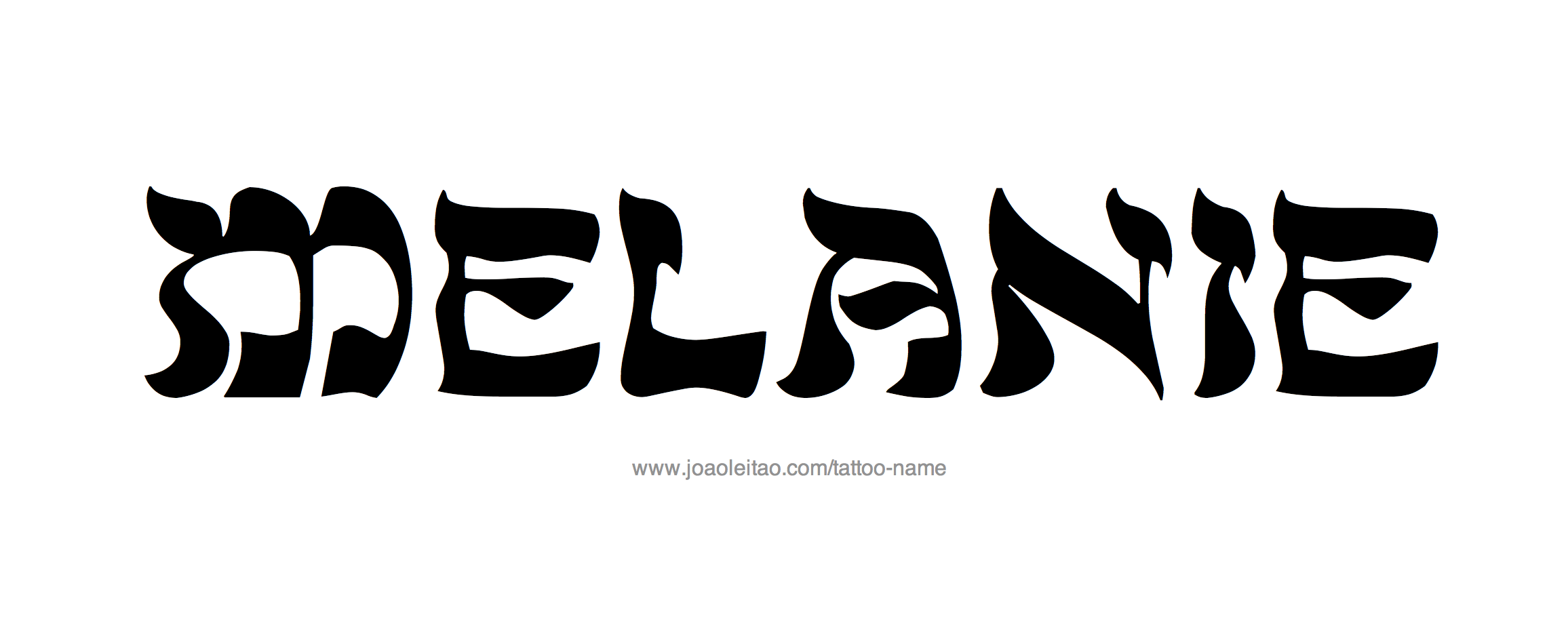 Tattoo Design Name Melanie 