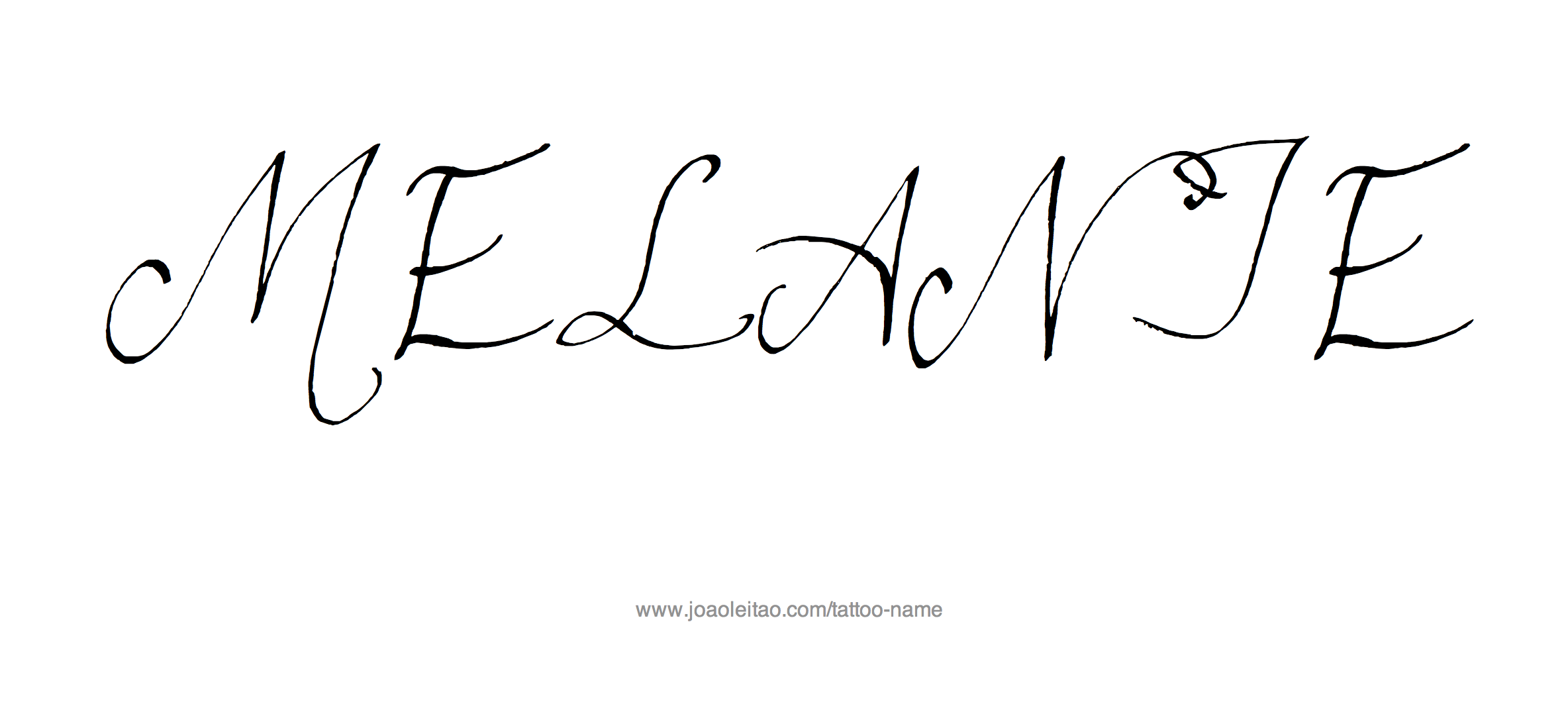 Tattoo Design Name Melanie 