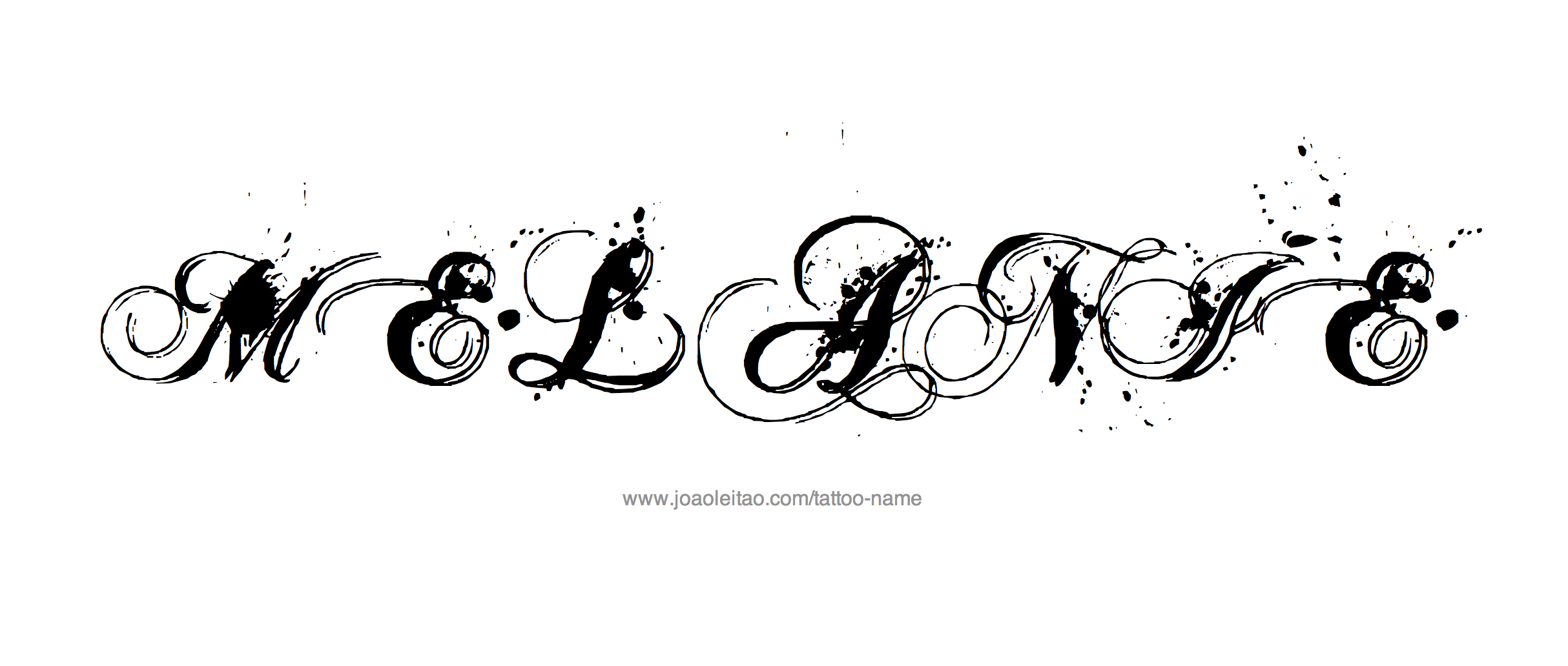 Tattoo Design Name Melanie 