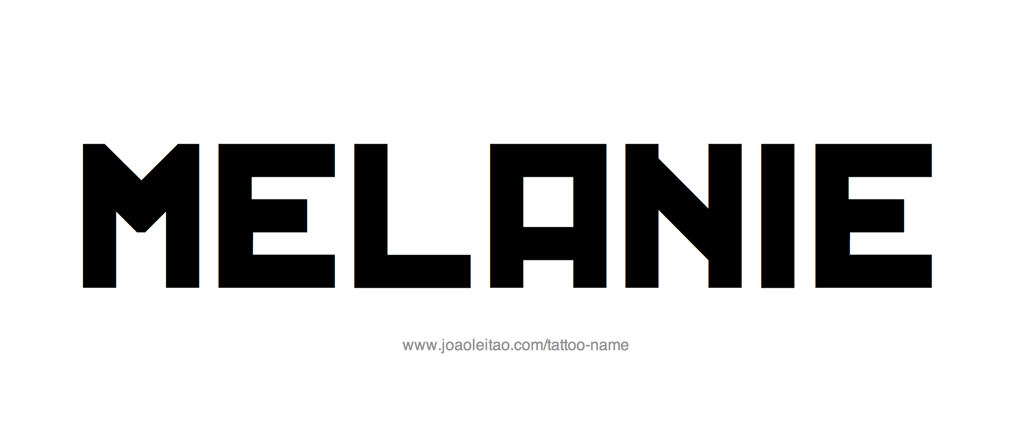 Tattoo Design Name Melanie 