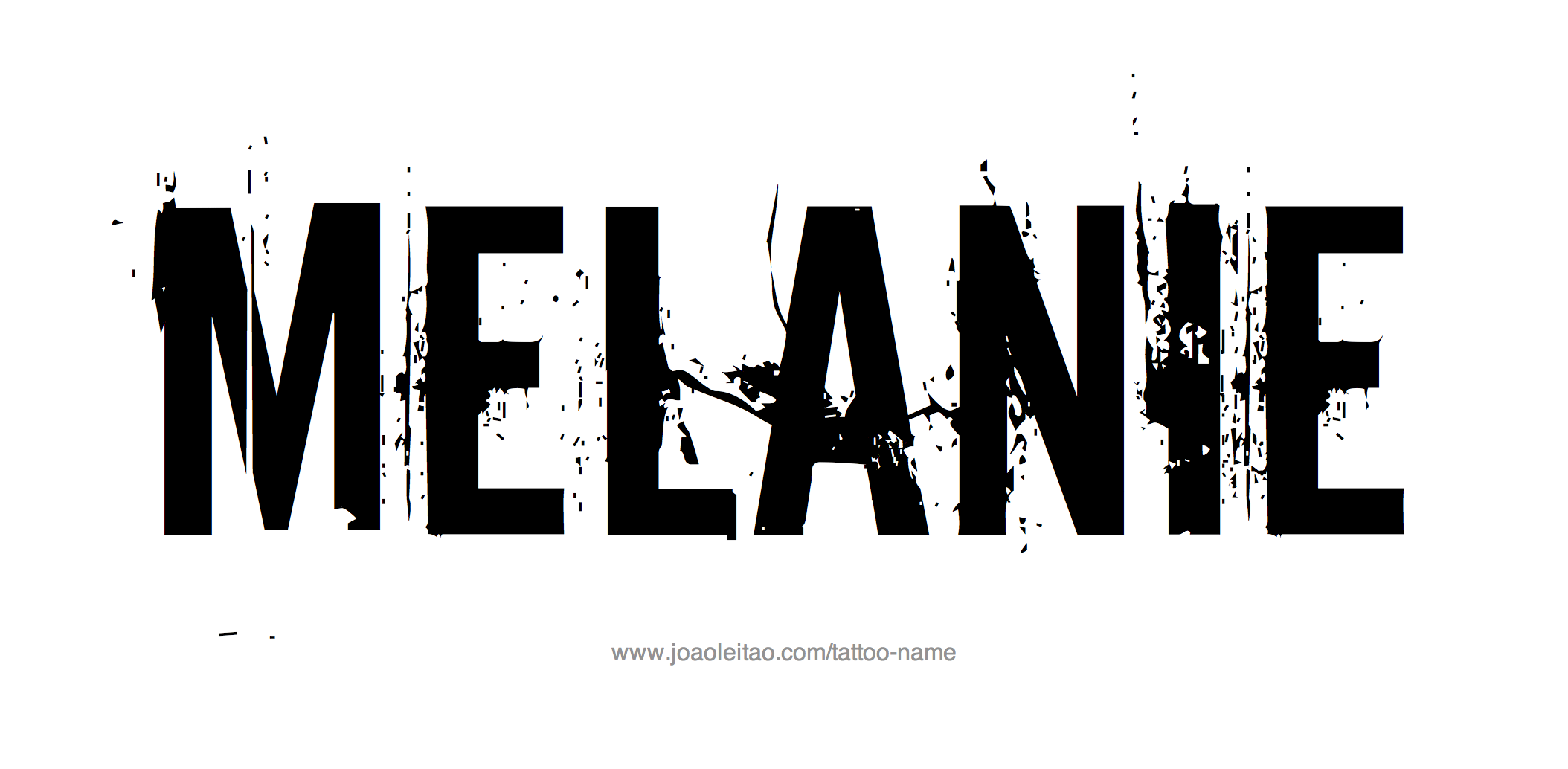 Tattoo Design Name Melanie 