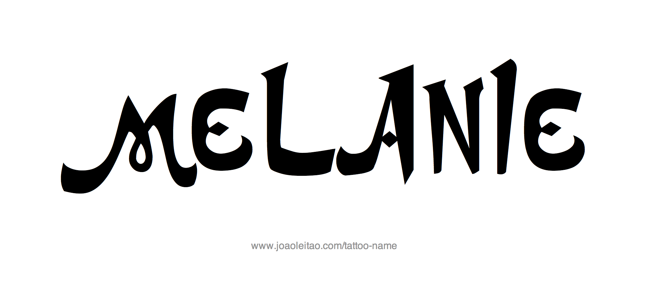 Tattoo Design Name Melanie 