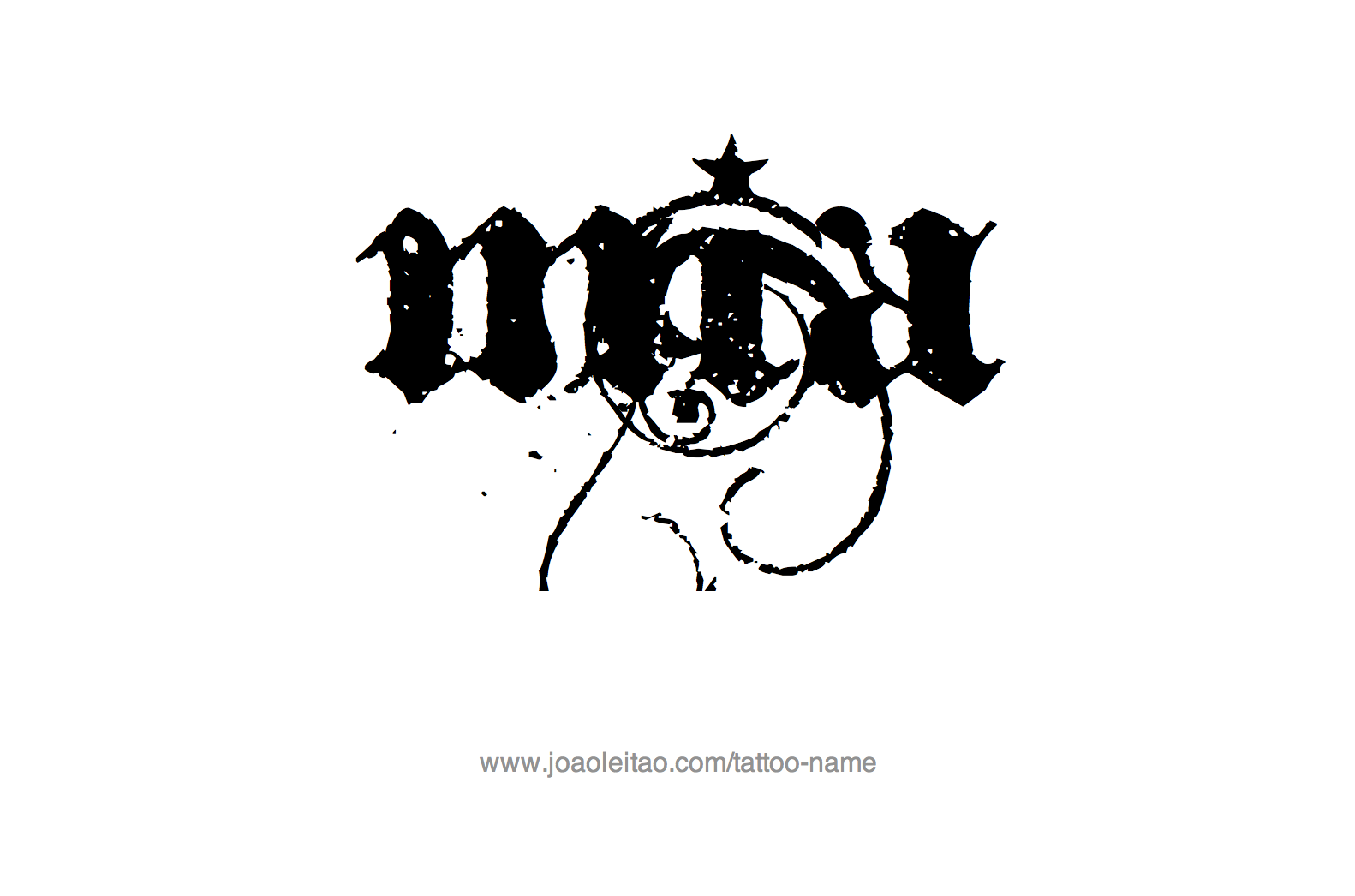 Tattoo Design Name Mia 