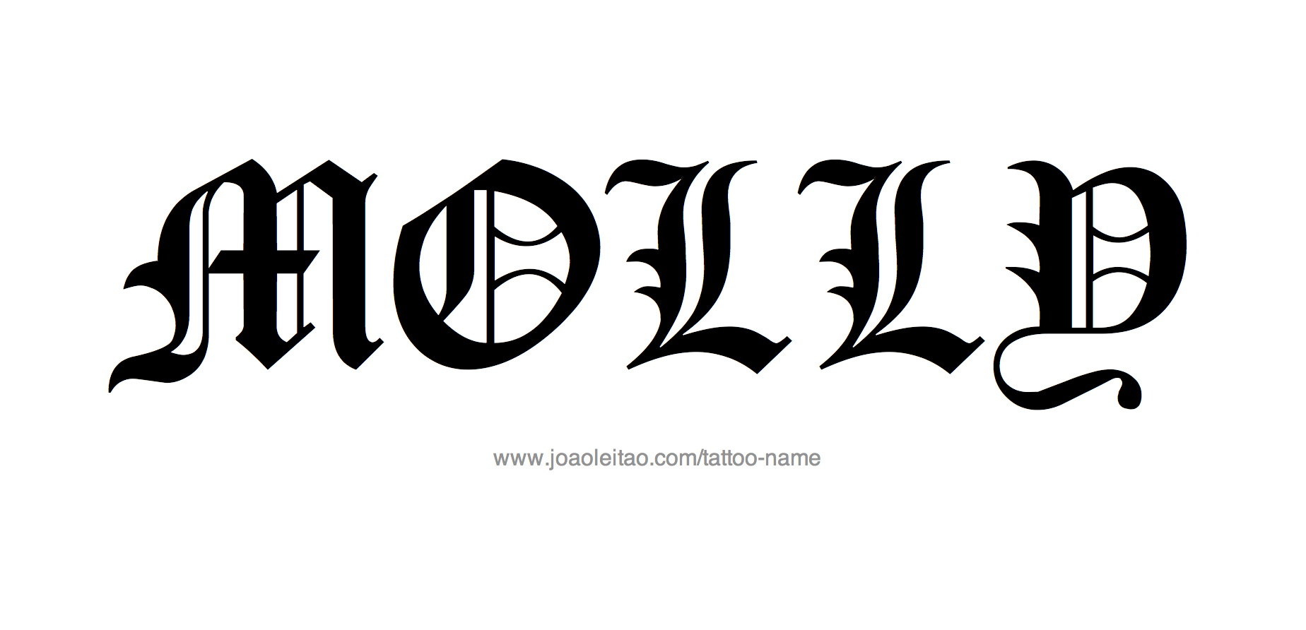 Tattoo Design Name Molly 