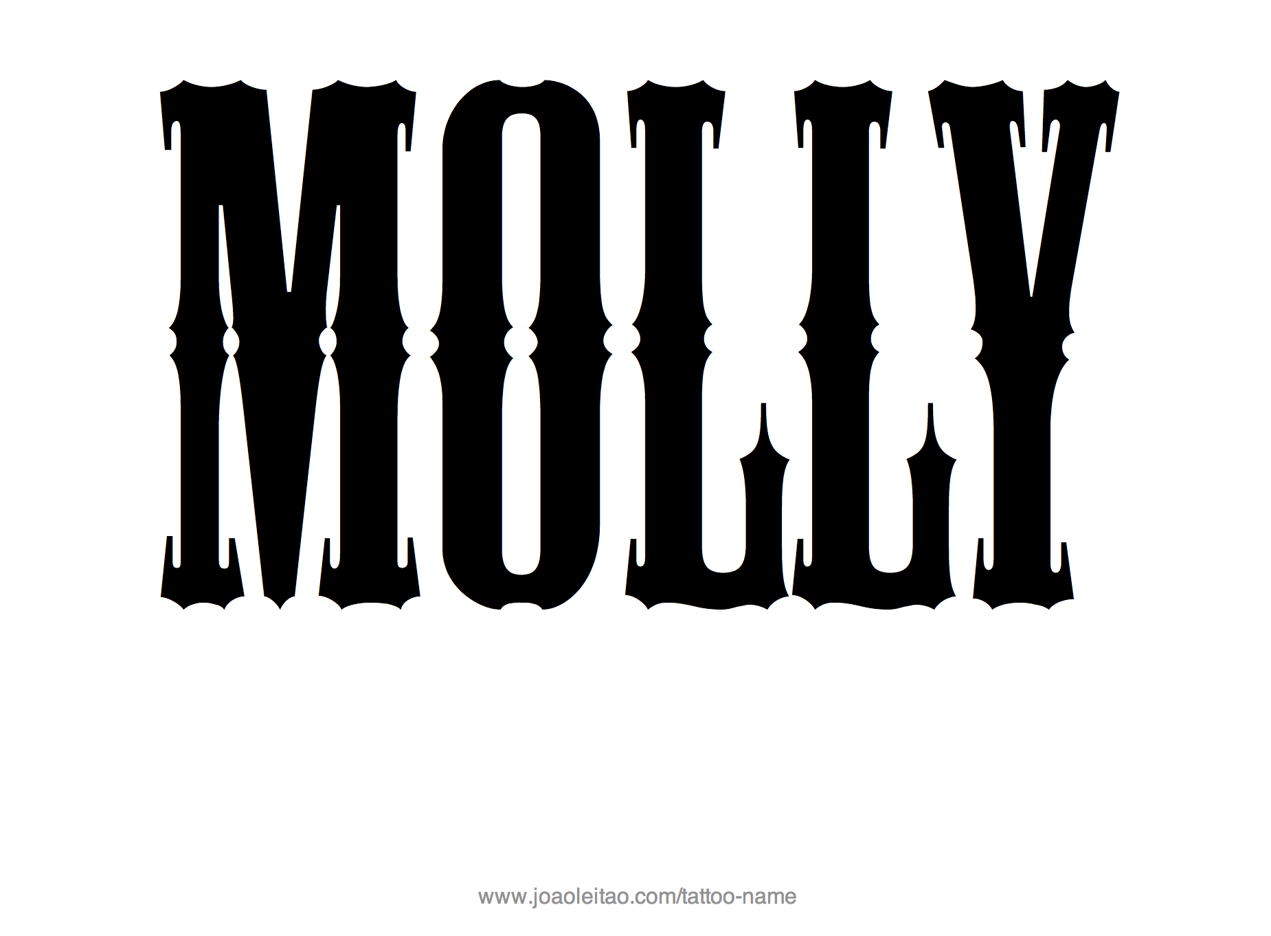 Tattoo Design Name Molly 