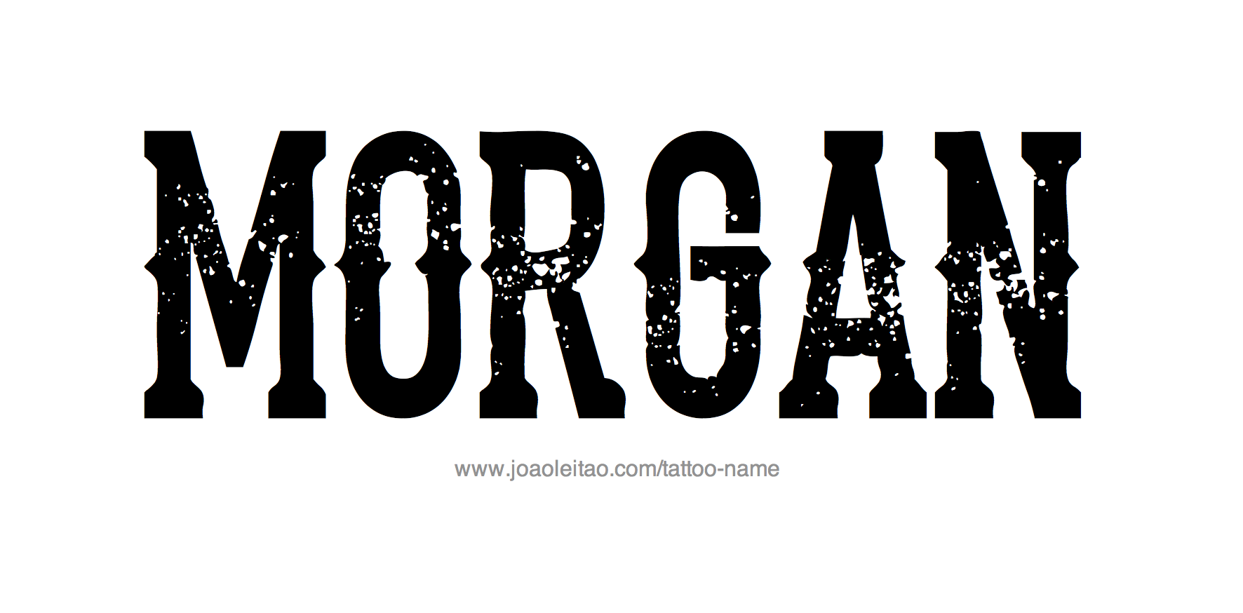 Tattoo Design Name Morgan 