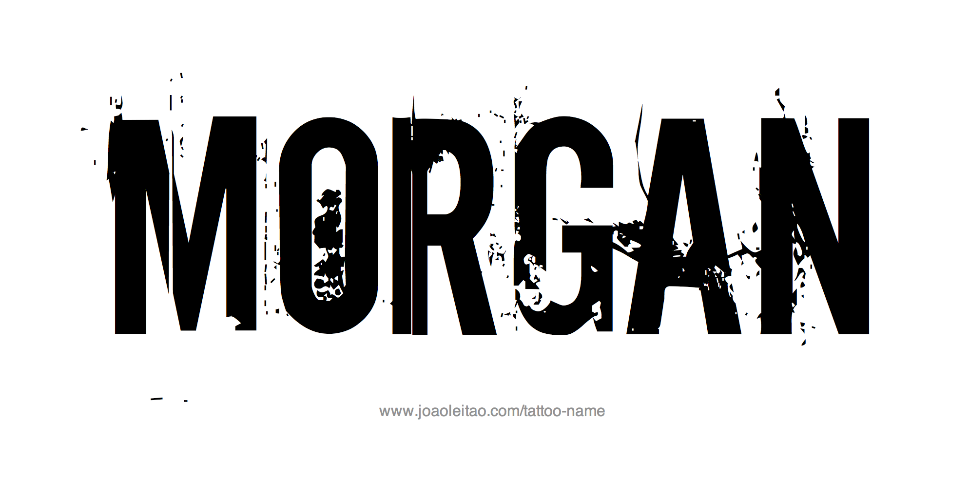 Tattoo Design Name Morgan 