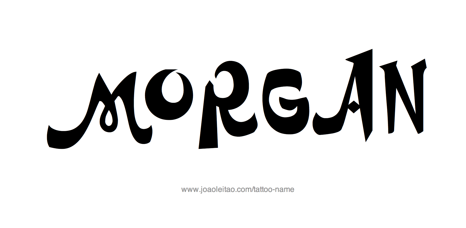 Tattoo Design Name Morgan 