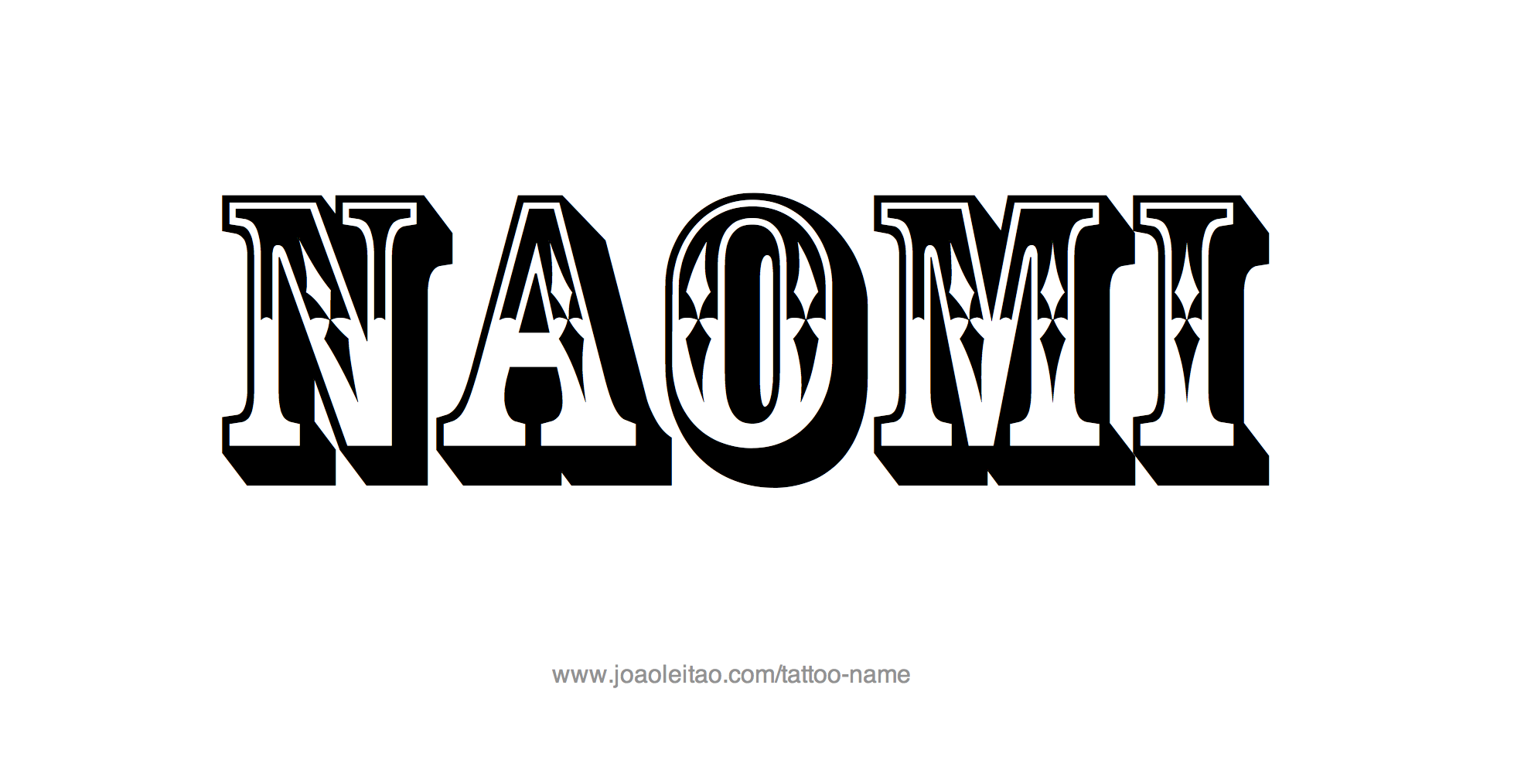 Tattoo Design Name Naomi 