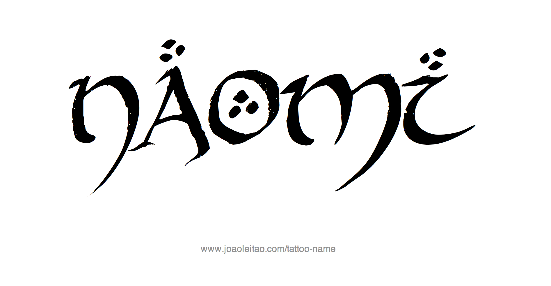 Tattoo Design Name Naomi 