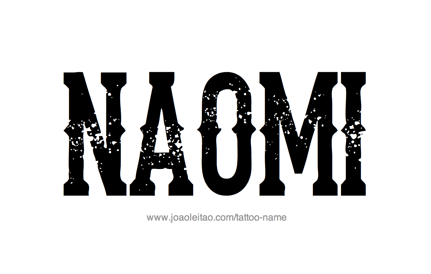 Tattoo Design Name Naomi 