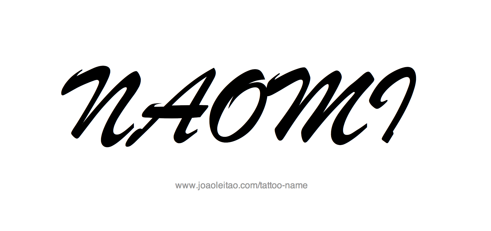 Tattoo Design Name Naomi 